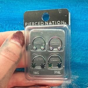 Pierced Nation Septum Rings